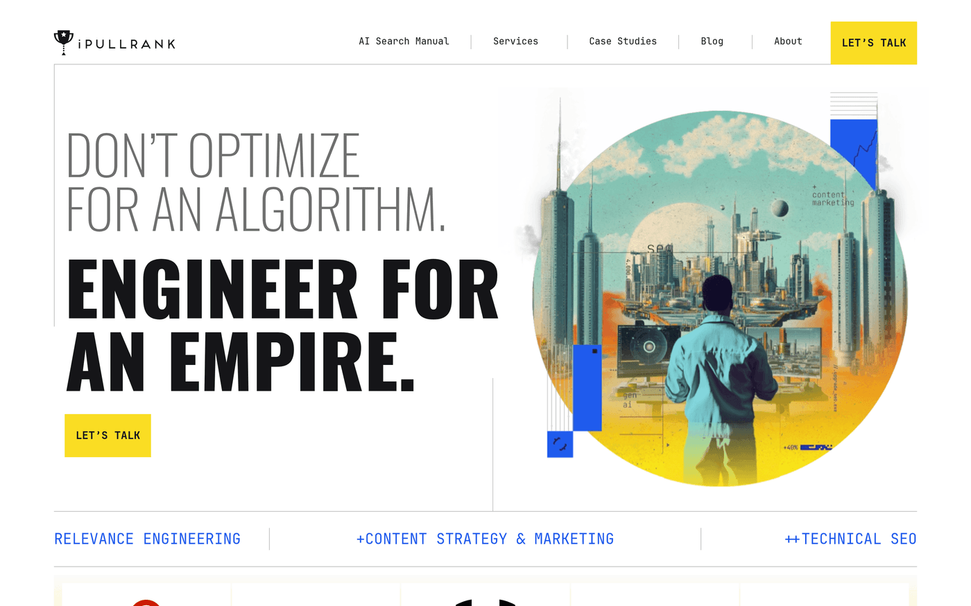 iPullRank enterprise SEO and AEO consulting homepage