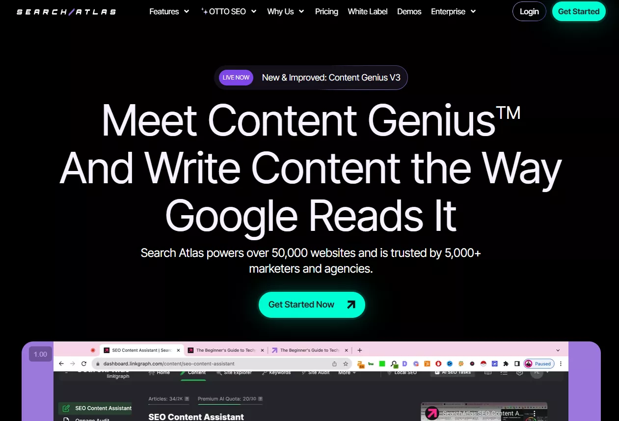Search Atlas Content Genius review for agencies (2026): is it worth it, and what are the alternatives?
