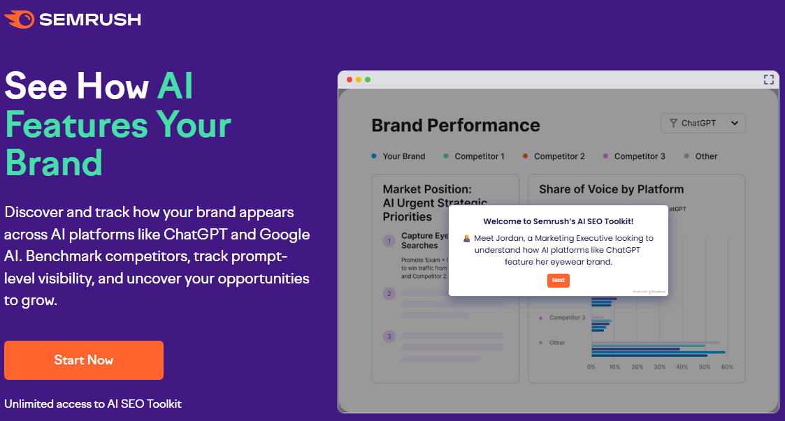 7 best Semrush’s AI toolkit alternatives