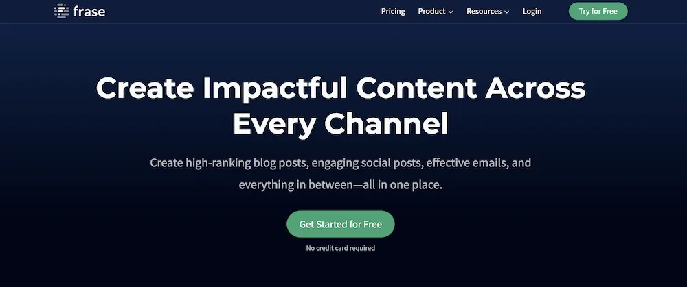 Frase AI SEO Platform