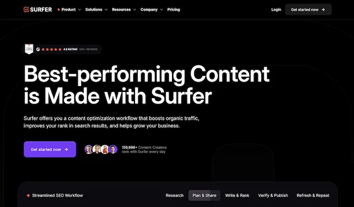 Surfer SEO Platform