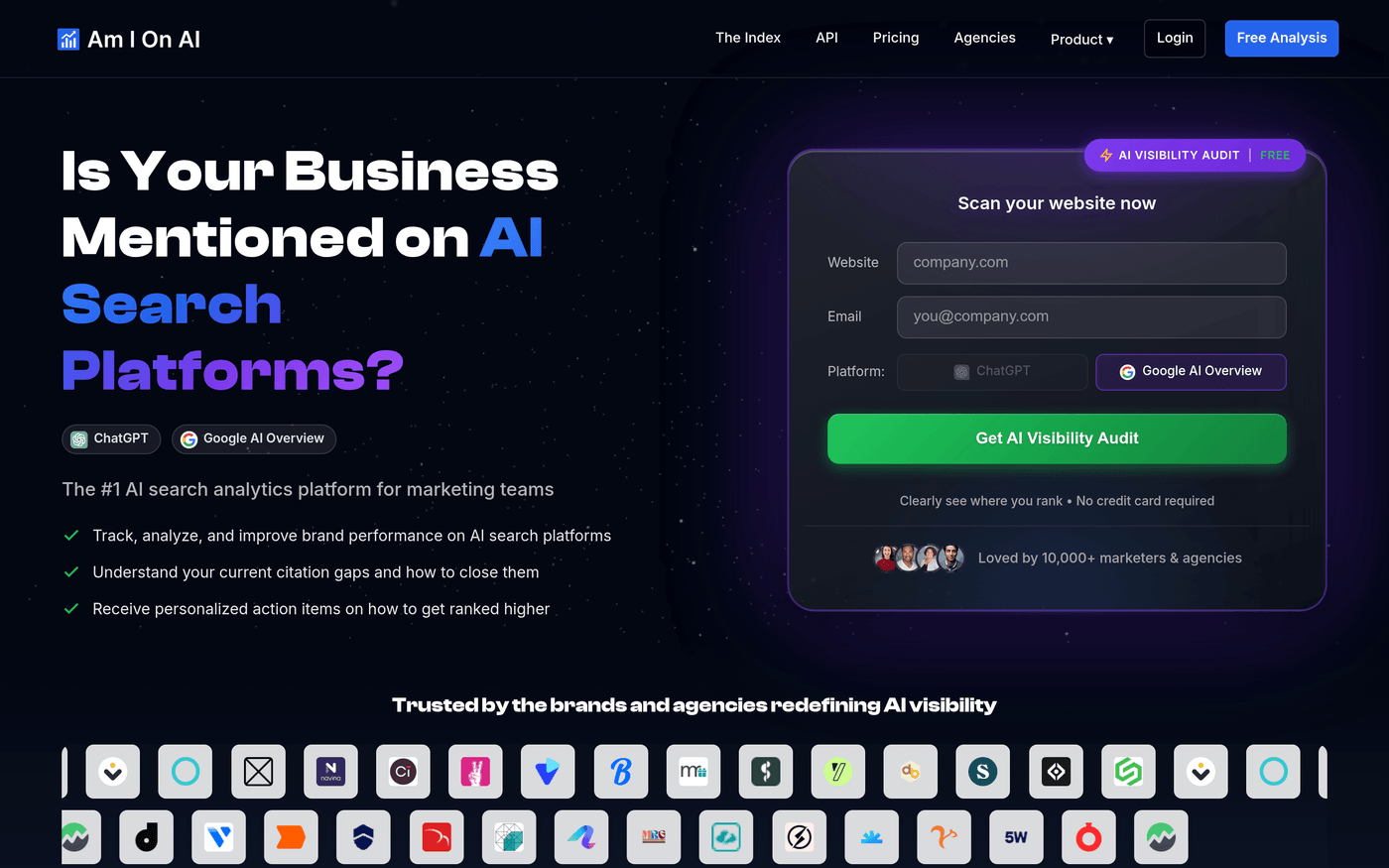 Am I On AI homepage